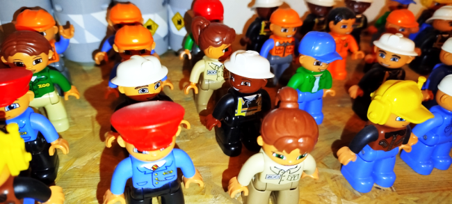 Lego Duplo figury / Hrabárna kostek